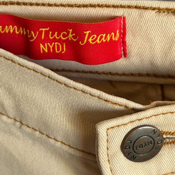 Not Your Daughters Jeans NYDJ Women's Size 8 Beige Crop - Picture 5 of 14